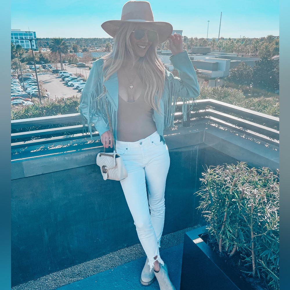 Country Suede Fringe Festival Jacket